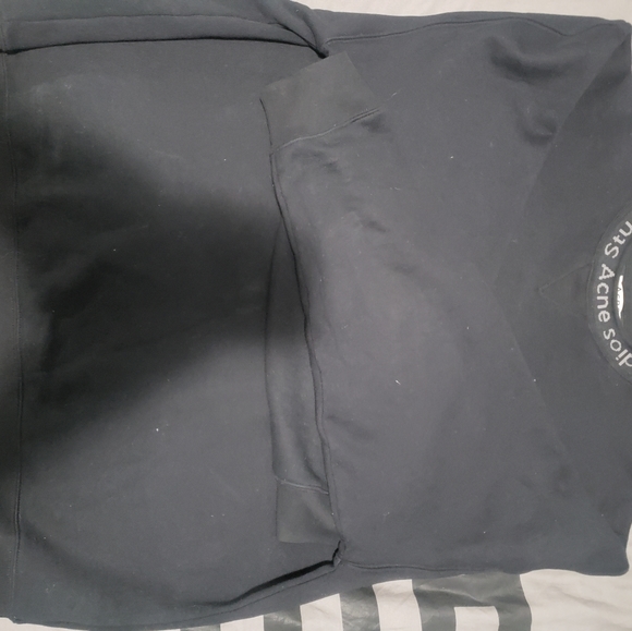 Black acne studios crewneck with collar logo - Picture 2 of 2